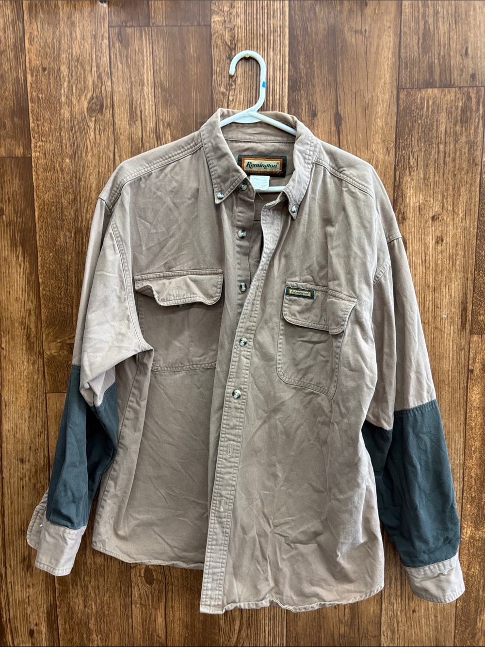 Remington Tan and Dark Gray Men's Shirt Jacket